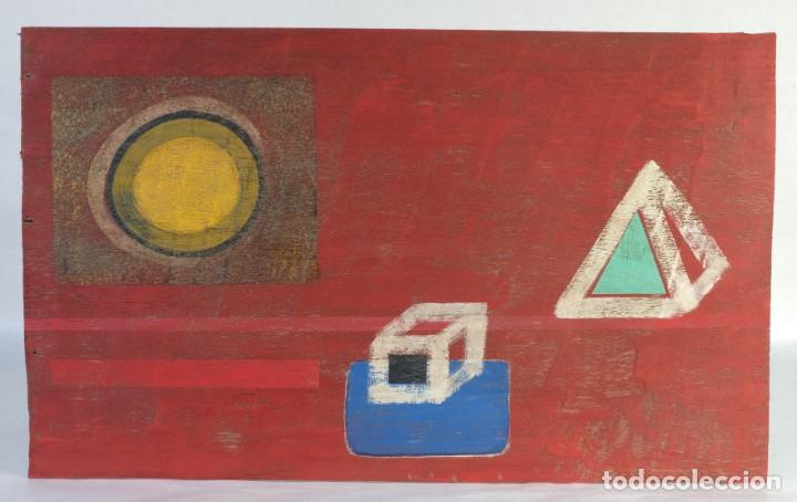 Arte: &Oacute;leo sobre t&aacute;blex Composici&oacute;n siglo XX - Foto 2