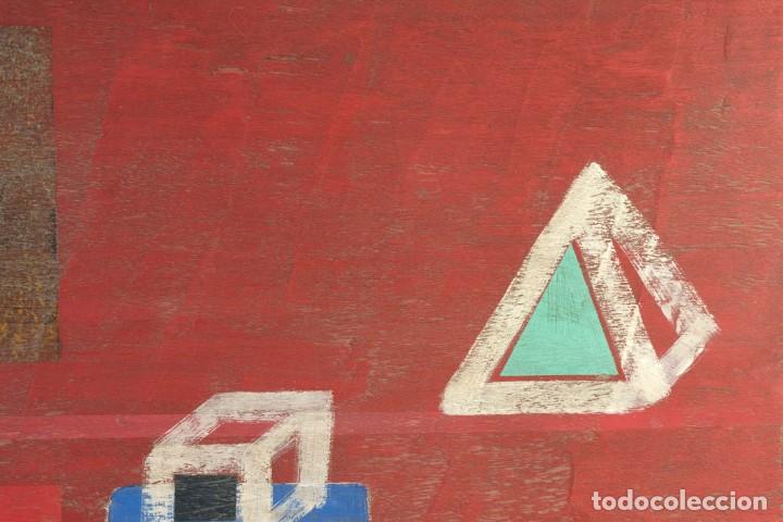 Arte: &Oacute;leo sobre t&aacute;blex Composici&oacute;n siglo XX - Foto 4