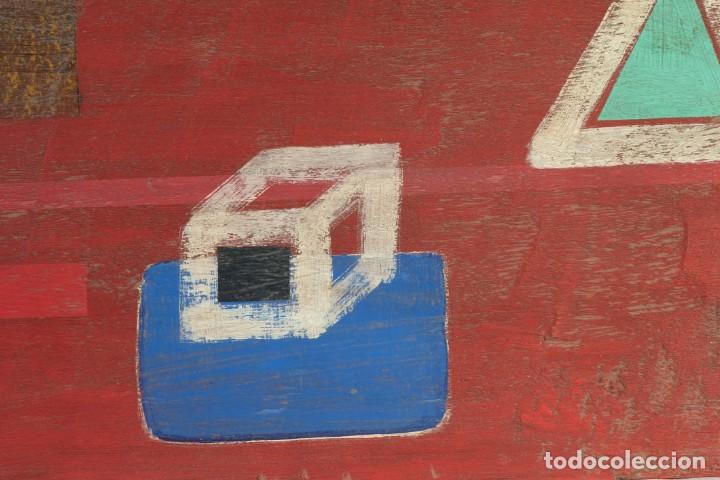 Arte: &Oacute;leo sobre t&aacute;blex Composici&oacute;n siglo XX - Foto 5