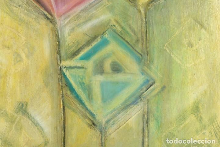 Arte: &Oacute;leo sobre t&aacute;blex Rosas siglo XX - Foto 4