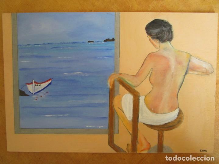 Arte: cuadro playa - Foto 1