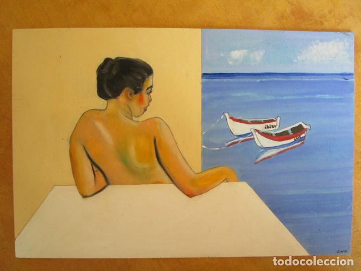 cuadro el mar por la ventana