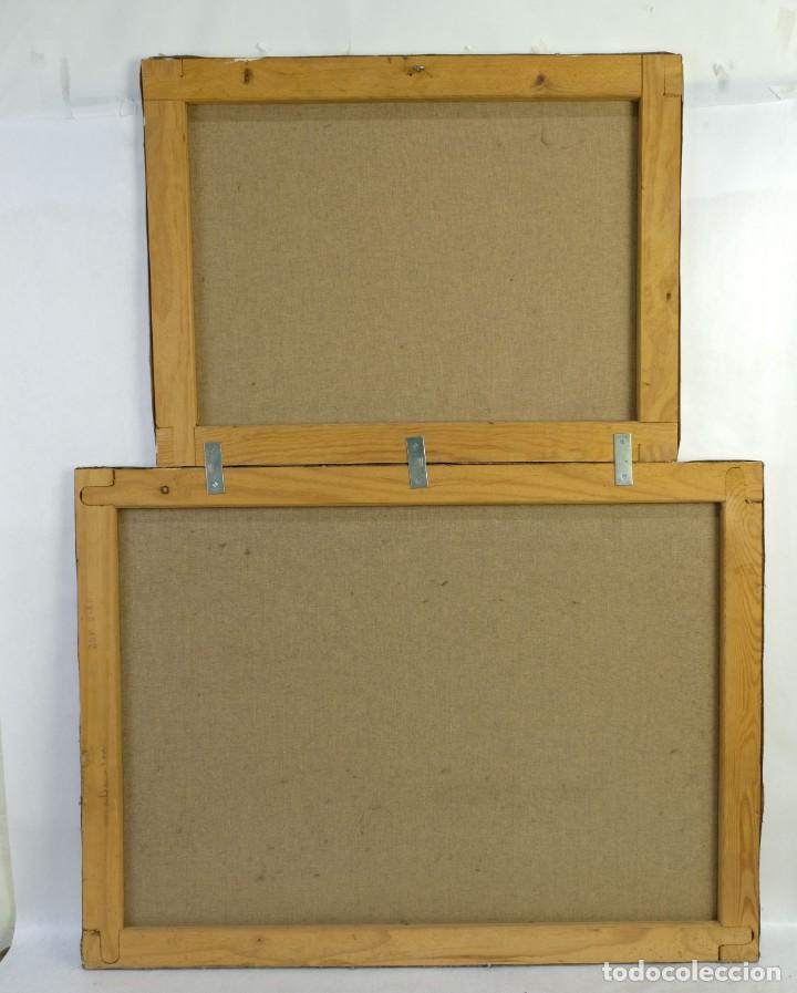 Arte: &Oacute;leo sobre lienzo Composici&oacute;n siglo XX - Foto 10
