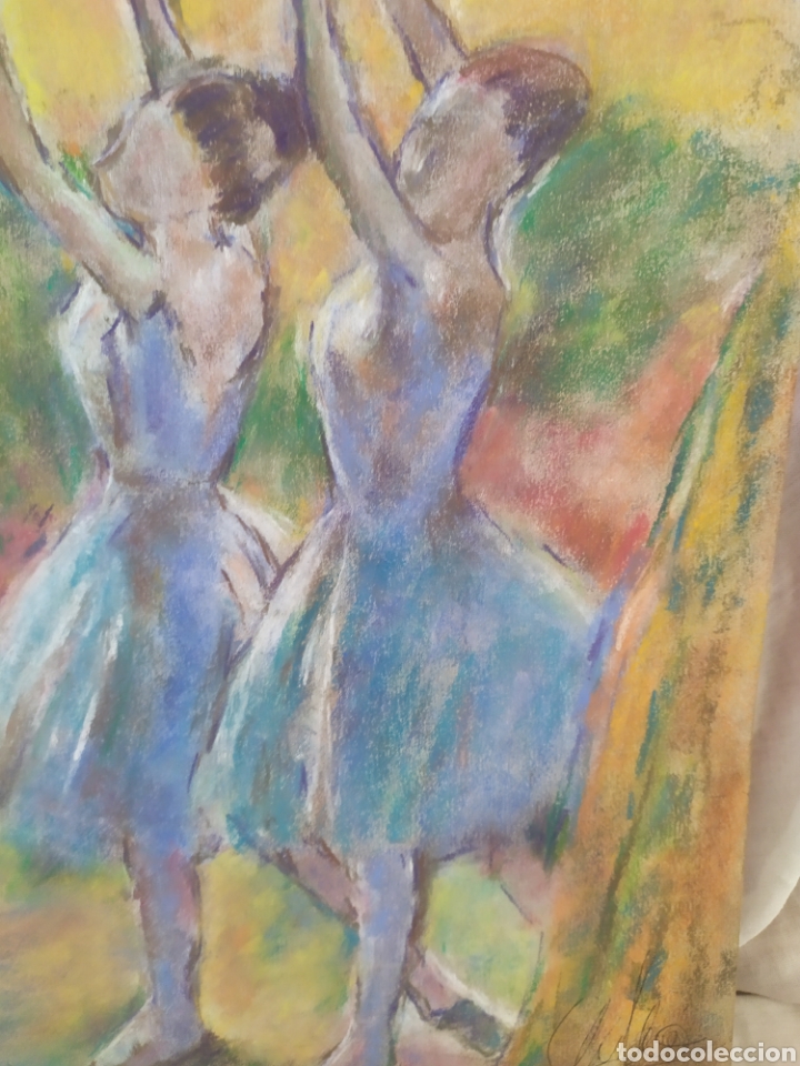 Arte: Bailarinas original pastel - Foto 2