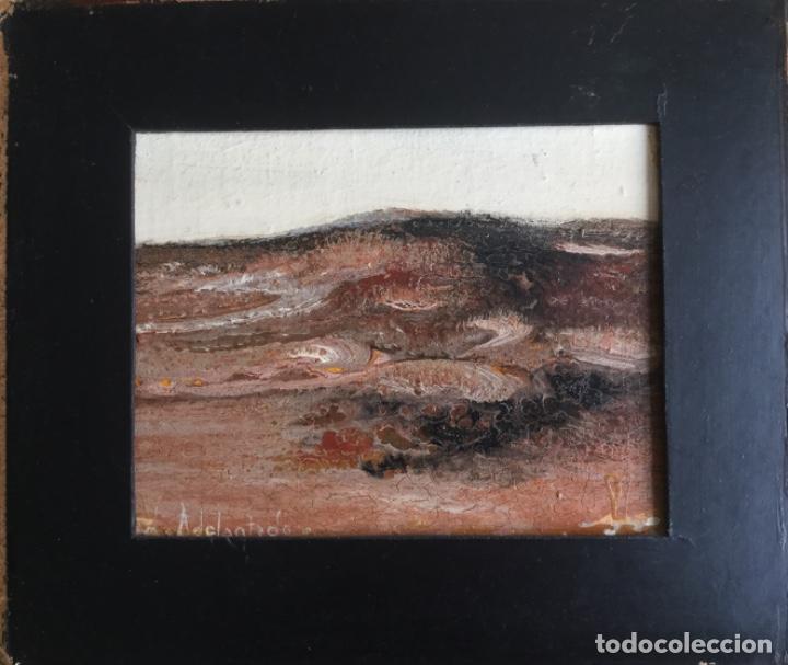 Arte: PINTURA &Oacute;LEO SOBRE TABLA DE FELIX ADELANTADO ZARAGOZA 1911-2001