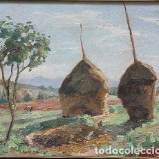 Arte: JUAN CASAS DEVESA (BARCELONA ,1912) PAJAR. FIRMANDO.