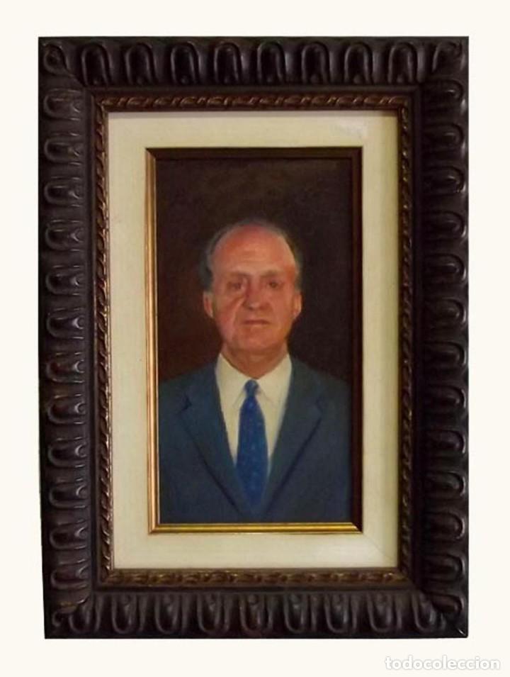 retrato al óleo de juan carlos i. jordi jordá, - Compra venta en  todocoleccion