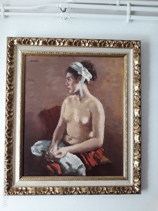 Arte: Francesc Serra Castellet, Una Joven - Foto 1