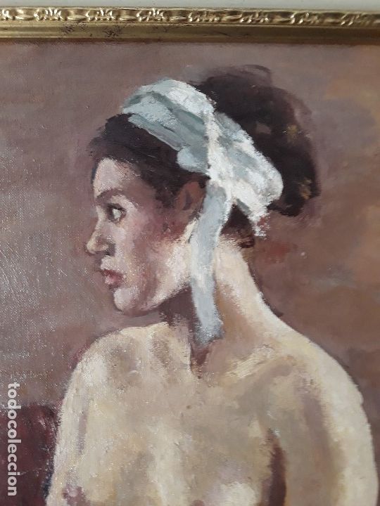 Arte: Francesc Serra Castellet, Una Joven - Foto 3