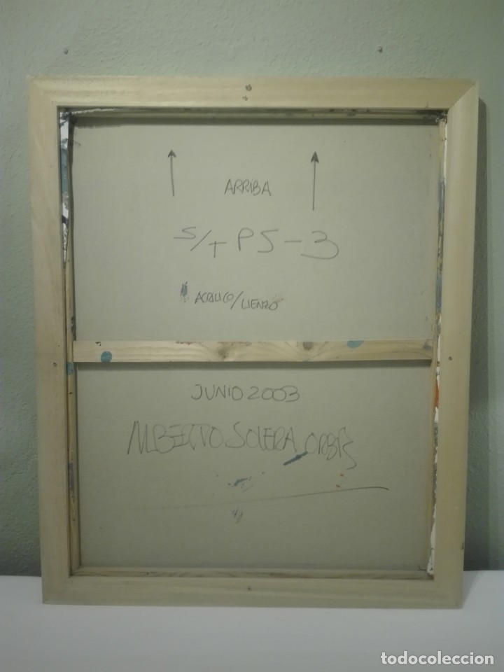 Arte: Acr&iacute;lico sobre lienzo. T&iacute;tulo ST/ P5-3. - Foto 9