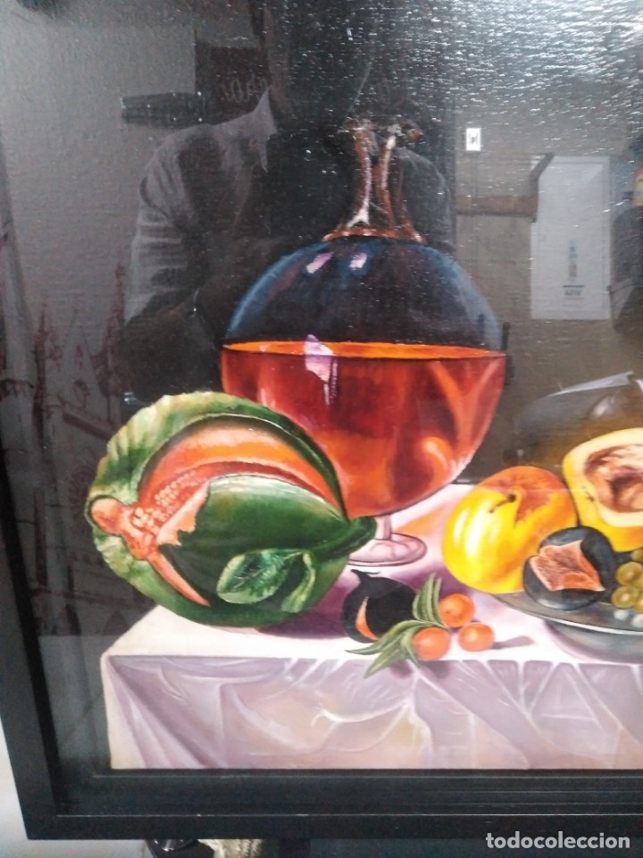Arte: Bodeg&oacute;n ,&oacute;leo sobre lienzo, autor desconocido - Foto 2