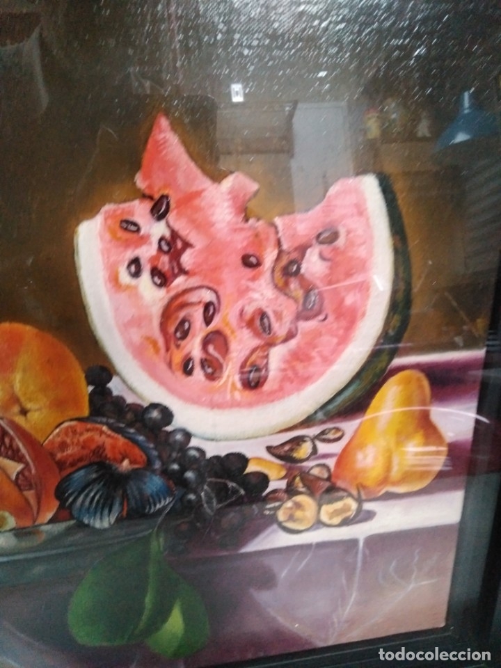 Arte: Bodeg&oacute;n ,&oacute;leo sobre lienzo, autor desconocido - Foto 4