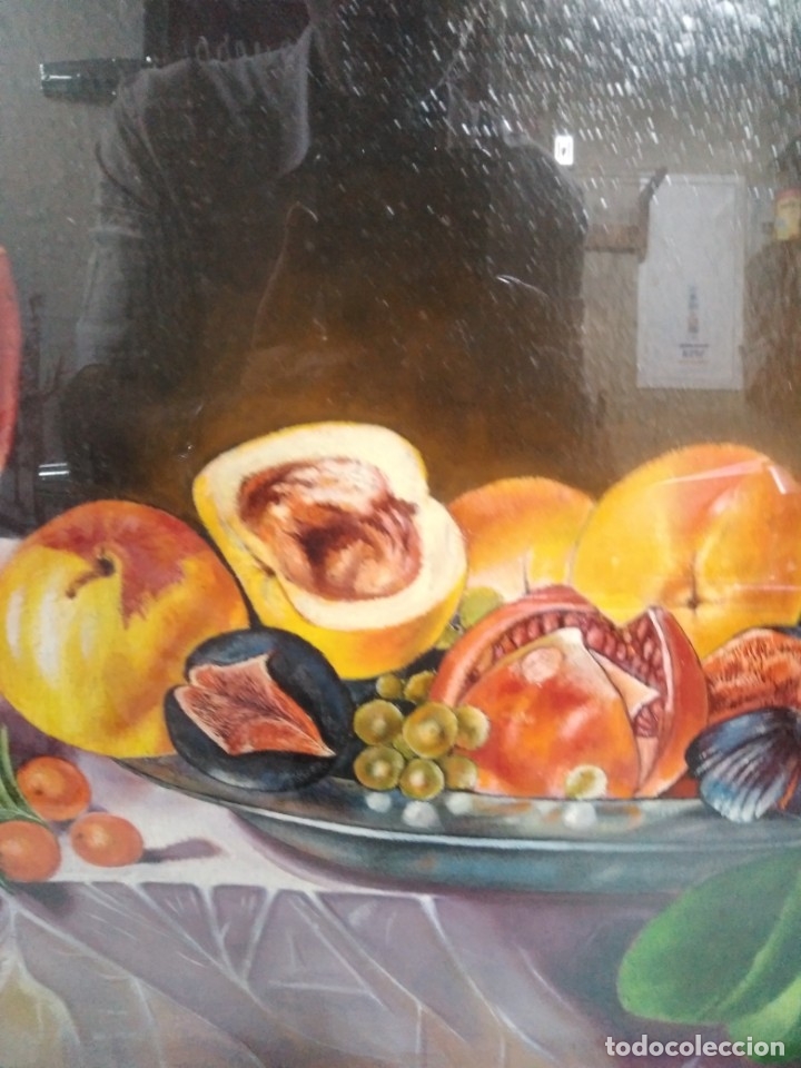 Arte: Bodeg&oacute;n ,&oacute;leo sobre lienzo, autor desconocido - Foto 6
