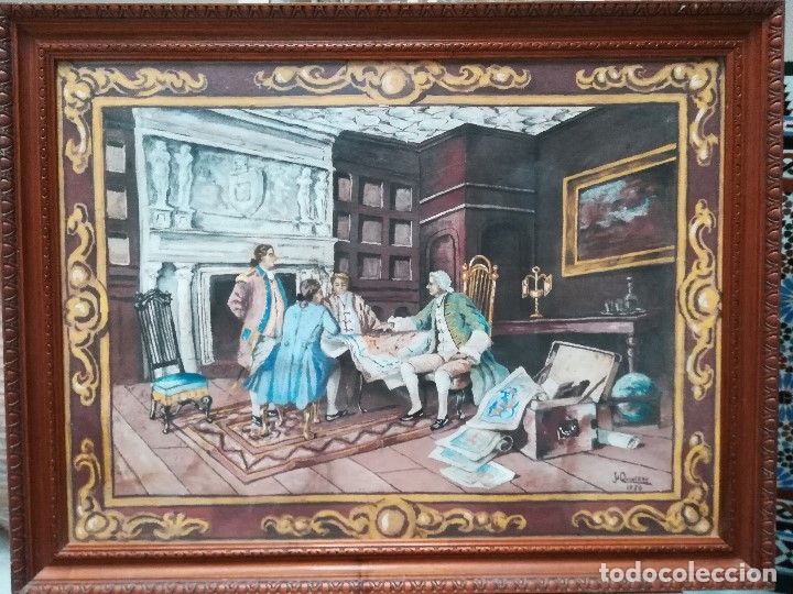 Arte: Personajes en un salon