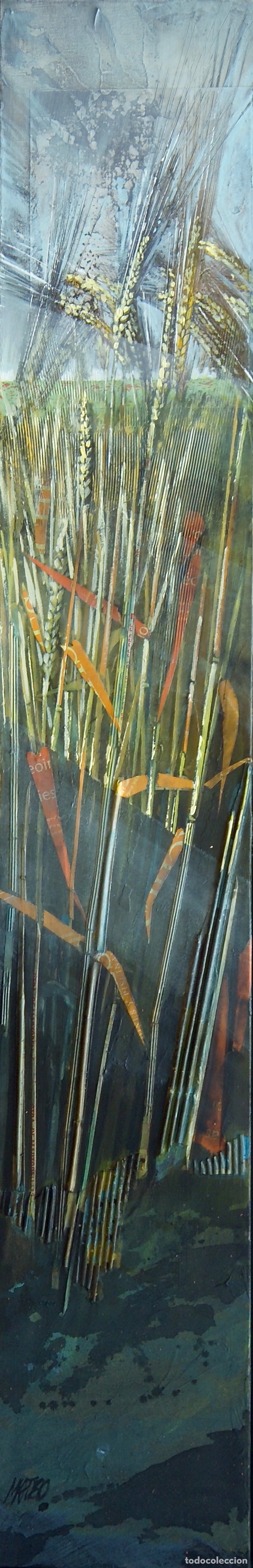 Arte: Mateo collage (espiga de trigo 120x30 cms) - Foto 1
