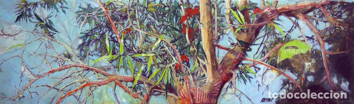 Arte: Mateo collage (almendro 30x 100 cms) - Foto 1
