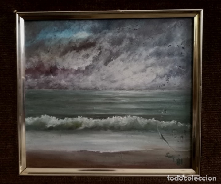 Arte: Par de Marinas al oleo - Foto 2