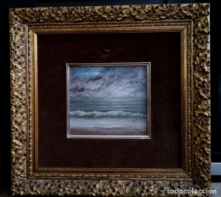 Arte: Par de Marinas al oleo - Foto 8