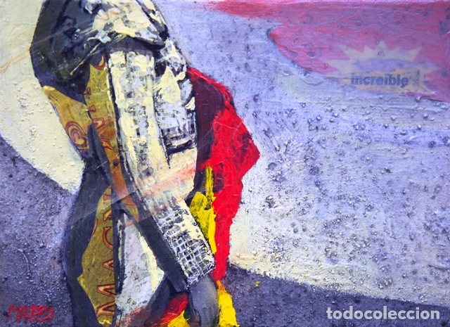 Arte: Mateo collage (Torero) 16x22 cms - Foto 1