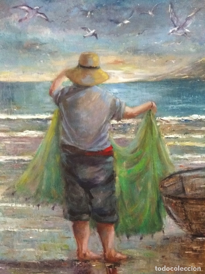 Arte: &Oacute;leo original de autor.Marina - Foto 1
