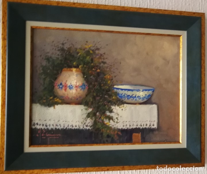 Arte: Bodeg&oacute;n con jarr&oacute;n (1984) de Miguel Eguiluz - Foto 1