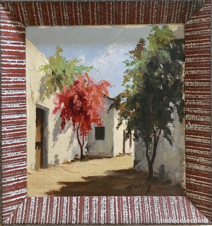 Arte: Cuadro Gal&aacute;n Costa. &Oacute;leo sobre lienzo - Foto 1