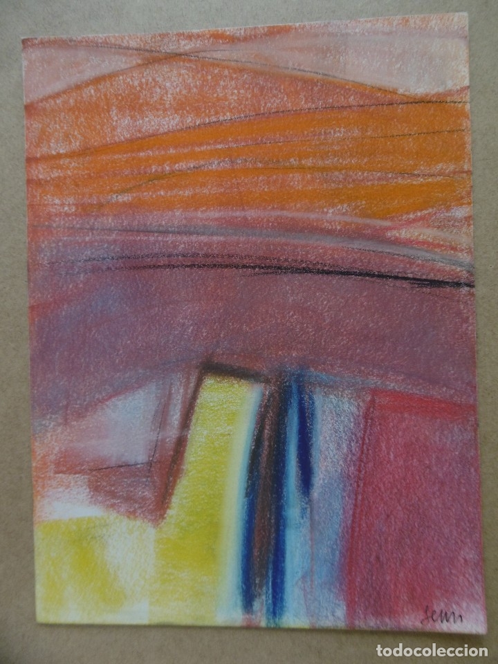 Arte: Abstracto. Pastel sobre papel - Foto 1