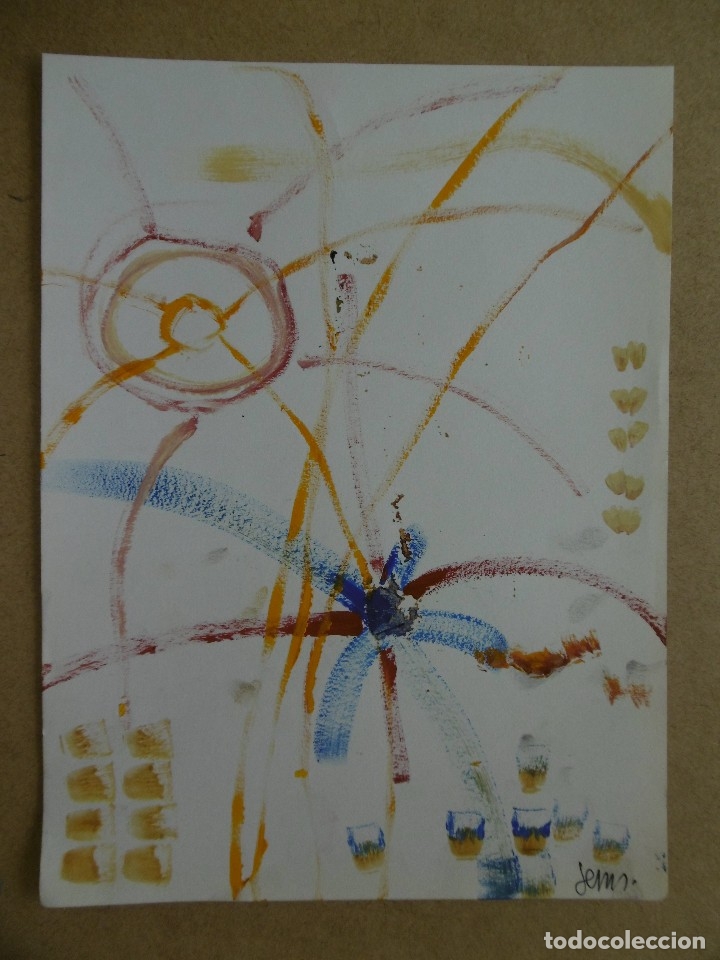 Arte: Abstracto. Acrilico sobre papel - Foto 1