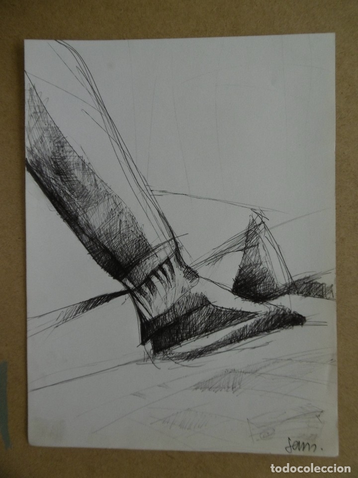 Arte: Pie. Boligrafo sobre papel - Foto 1