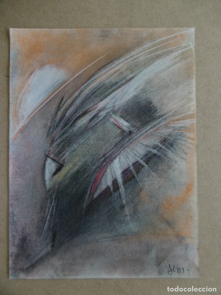 Arte: Zombie. Pastel sobre papel - Foto 1