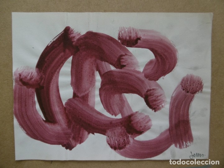 Arte: Abstracto. Acrilico sobre papel - Foto 1