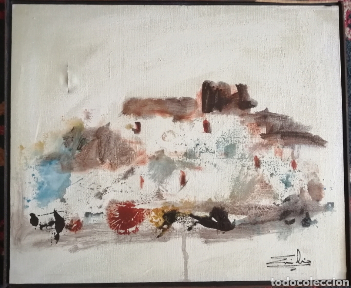 Arte: Emilio. &Oacute;leo sobre lienzo. - Foto 2