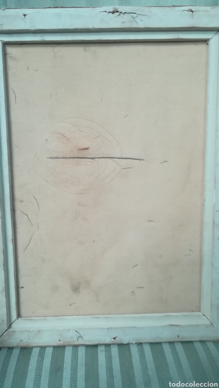 Arte: Antiguo &oacute;leo sobre lienzo - Foto 4
