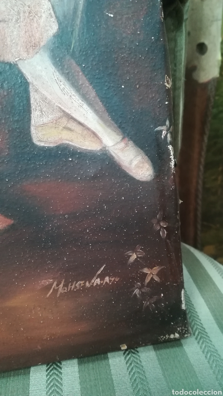 Arte: Antiguo &oacute;leo sobre lienzo - Foto 5