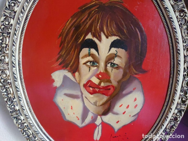 Arte: &Oacute;LEO SOBRE TABLA ARLEQU&Iacute;N - Foto 1