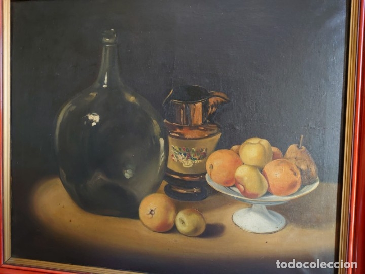 Arte: &Oacute;LEO SOBRE LIENZO BODEG&Oacute;N A&Ntilde;OS 50 - Foto 2