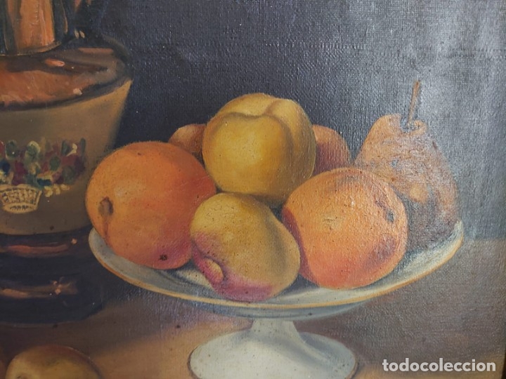 Arte: &Oacute;LEO SOBRE LIENZO BODEG&Oacute;N A&Ntilde;OS 50 - Foto 4