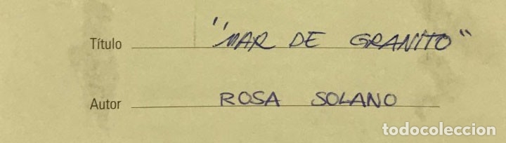 Arte: ROSA SOLANO (1968) - Foto 2