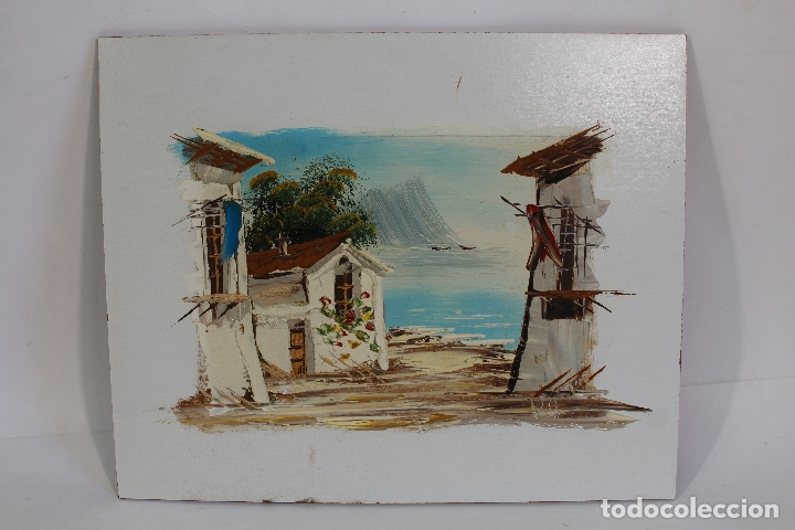 Arte: marina original firmada oleo-table - Foto 4