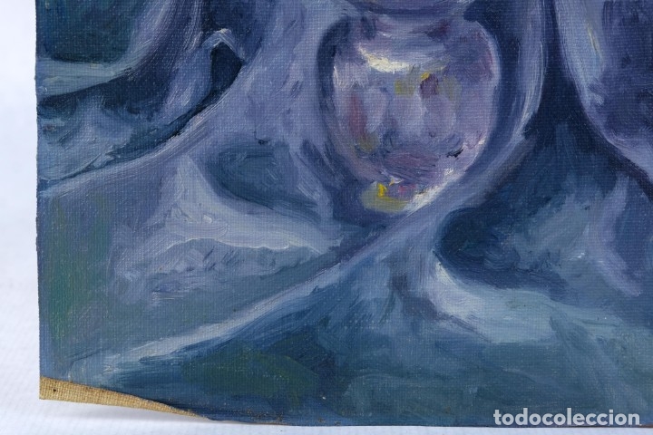 Arte: &Oacute;leo sobre lienzo Bodeg&oacute;n Jarr&oacute;n 1945 - Foto 6