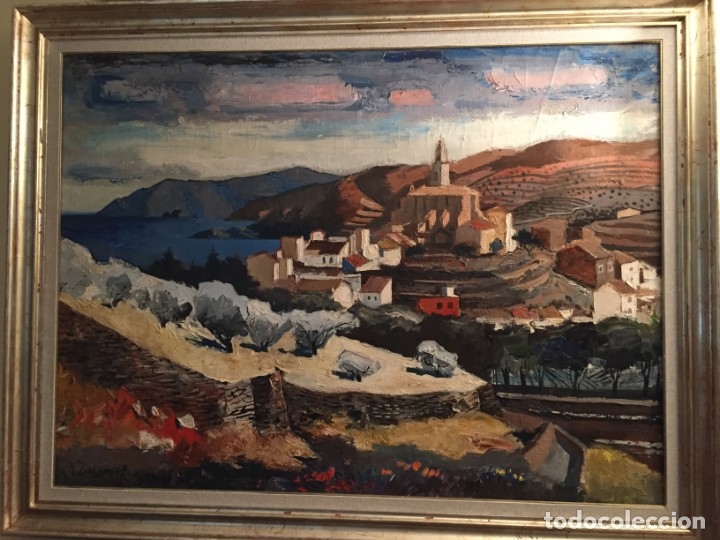 Arte: Frederic Lloveras , paisaje de Cadaqu&eacute;s - Foto 1