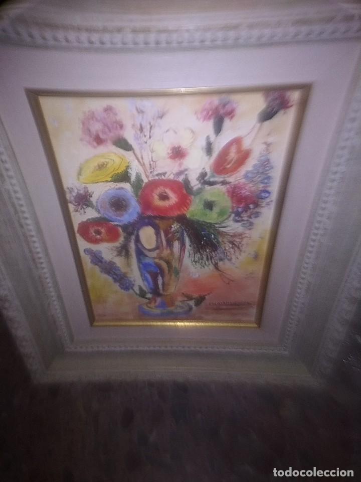 Arte: &Oacute;leo firmado escribano - Foto 1