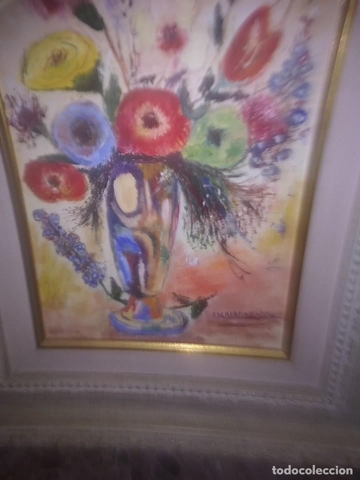 Arte: &Oacute;leo firmado escribano - Foto 2