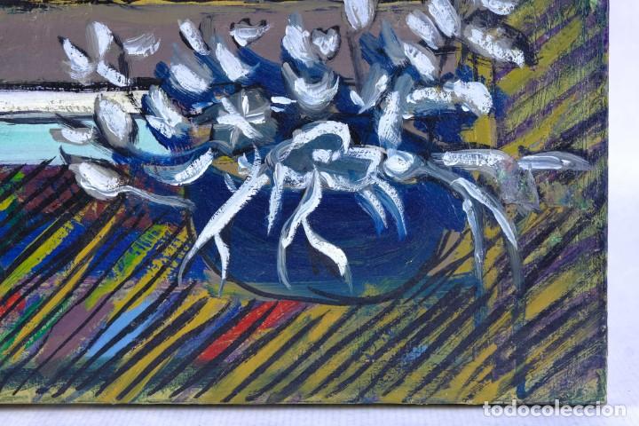 Arte: Isabel Serrahima (1934-1999) &Oacute;leo sobre lienzo Bodeg&oacute;n objetos - Foto 4