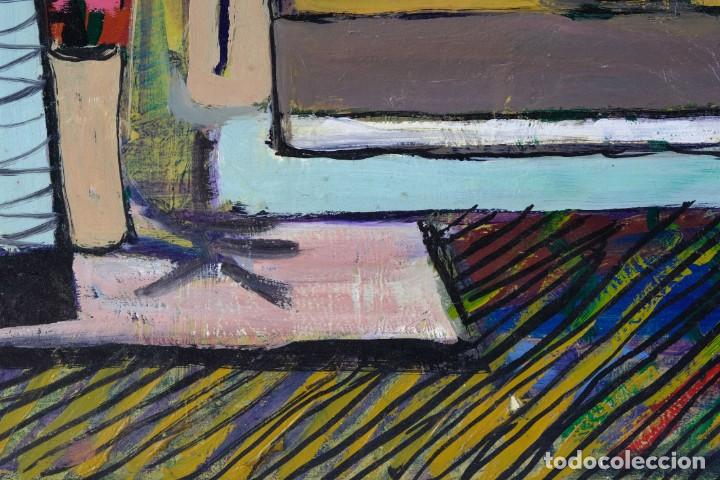 Arte: Isabel Serrahima (1934-1999) &Oacute;leo sobre lienzo Bodeg&oacute;n objetos - Foto 5