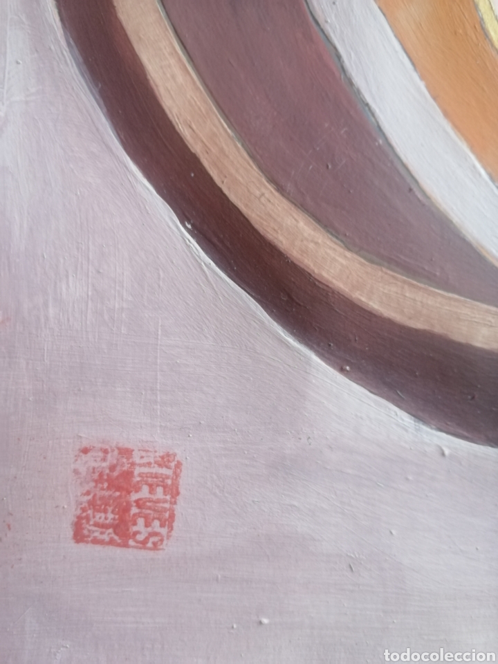 Arte: Rosa. Acr&iacute;lico s/papel - Foto 2