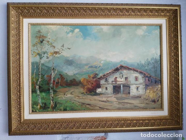 Arte: OLEO CASERIO CON MARCO DORADO - Foto 1