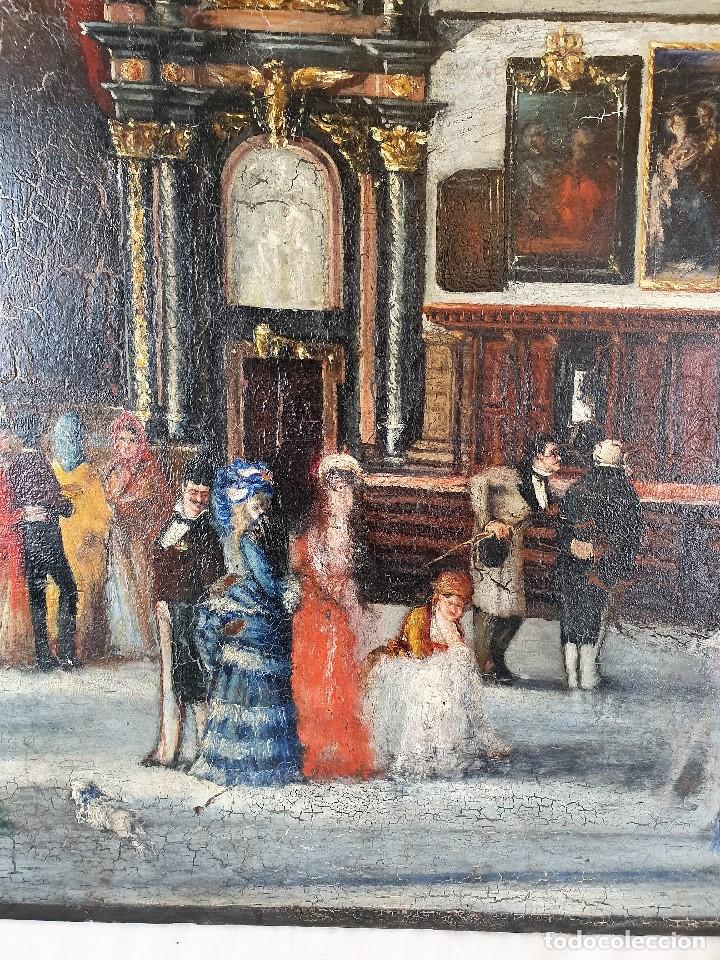Arte: -OLEO ANTIGUO SOBRE TABLA - Foto 3