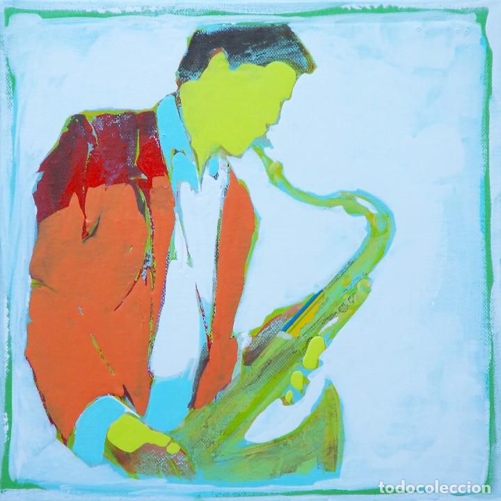 Arte: M&uacute;sico tocando EL SAXOF&Oacute;N - Foto 1