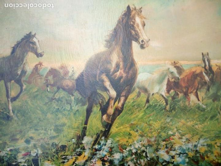Arte: pintura de caballos solos